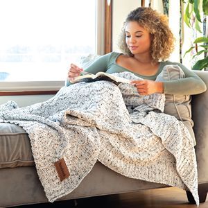 vanilla cookie knit blanket